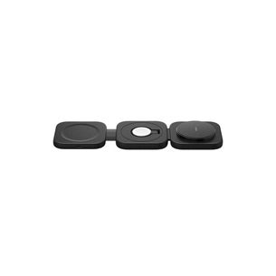 Зарядний пристрій Belkin 3in1 Travel Pad Wireless Qi2 15W Black (WIZ024HQBK) зображення 1
