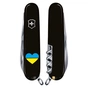 Ніж Victorinox Climber Ukraine Black "Серце жовто-блакитне" (1.3703.3_T1090u) - зменшене зображення 2