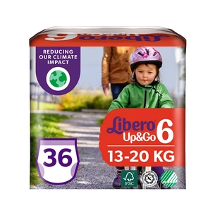 Підгузки Libero UpGo 6 13-20 кг 36 шт (7322541090344) зображення 1