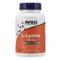Амінокислота Now Foods L-Лізин, L-Lysin, 500 мг, 100 вегетаріанських капсул (NF0110) - зменшене зображення 1