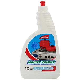 Рідина для чищення кухні San Clean Майстер Клінер для плит 750 г (4820003540220) зображення 1