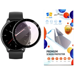 Скло захисне Drobak Amazfit GTR 3 Black Frame A+ (313172) (313172) изображение 1