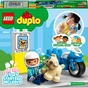 Конструктор LEGO DUPLO Town Поліцейський мотоцикл 5 деталей (10967) - зменшене зображення 10