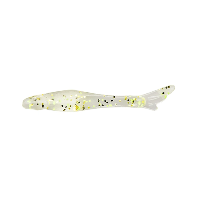 Силікон рибальський FishUP Aji Tiny 1.5" 412 - UV Clear/Chartreuse (12шт/уп) (1864.14.84) - зображення 1