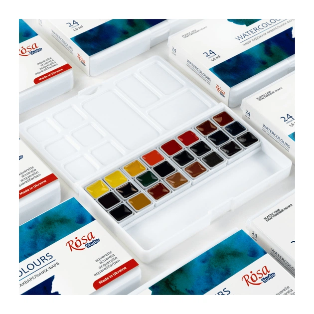 Акварельні фарби Rosa Studio 24 кольори (4823098541622) - picture 7
