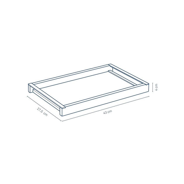 Таця Kela Kiril 43 x 27.5 х 4 см (12598) - picture 3