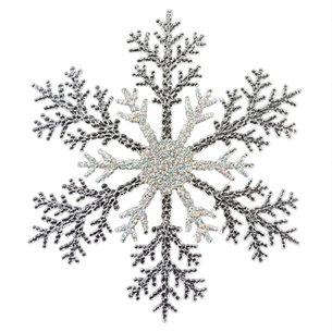 Ялинкова іграшка Novogod`ko Сніжинка 26 см Пластик (974868) зображення 1