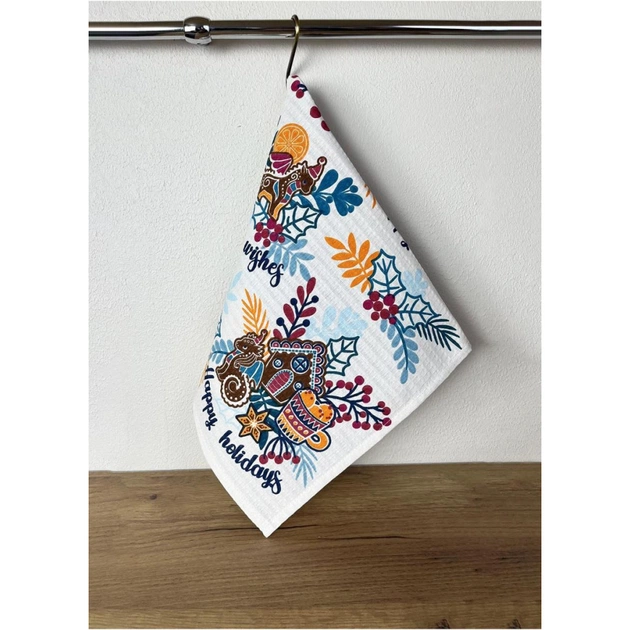 Рушник Прованс вафельний Wishes 33х60 см (4823093452633) - picture 2