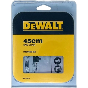 Ланцюг DeWALT 3/8", 1.3 мм, 62 ланки, довжина ланцюга 18"/45 см (DT20688) зображення 1