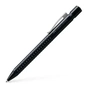 Ручка шариковая Faber-Castell автоматическая Grip 2010, корпус чёрный, стержень синий М (0.7 мм) (32214) - уменьшенное изображение 1