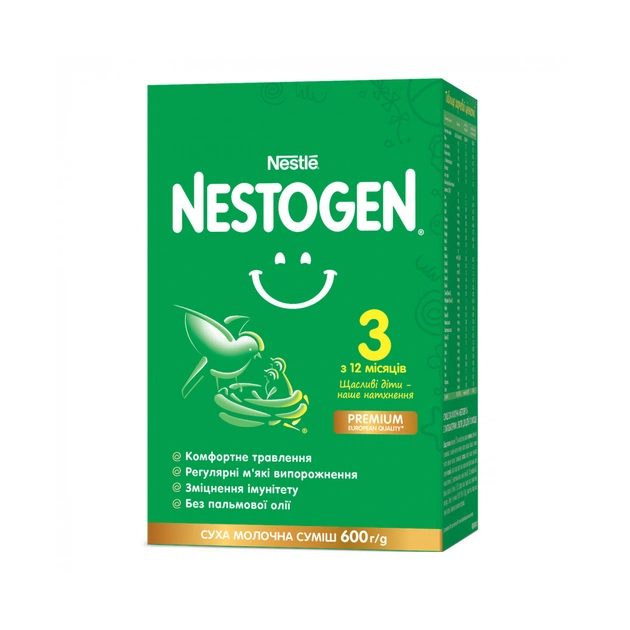 Дитяча суміш Nestogen 3 з лактобактеріями L. Reuteri з 12 міс. 600 г (7613287111821) - picture 1