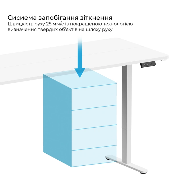 Комп'ютерний стіл OfficePro ODE1880W White (ODE1880W) - picture 4