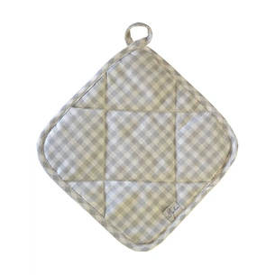 Кухонна прихватка Прованс Bella сiра клiтинка 25х25 см (4823093416765) зображення 1