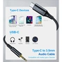 Перехідник USB-C to jack 3.5mm stereo audio (CDLA) 2.0m Choetech (AUX008-BK) - зменшене зображення 5