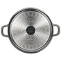 Каструля Bergner Excalibur з кришкою Сіра 5.8 л (BG-36102-GY) - зменшене зображення 4