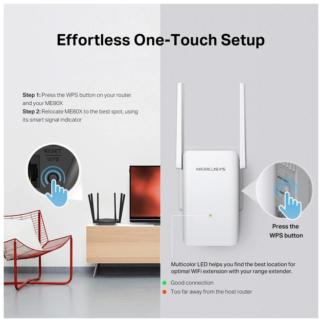 Ретранслятор Mercusys ME80X - picture 6