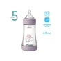 Пляшечка для годування Chicco Perfect 5 із силіконовою соскою 2+ місяців 240 мл Рожева (20223.12.40) - зменшене зображення 2