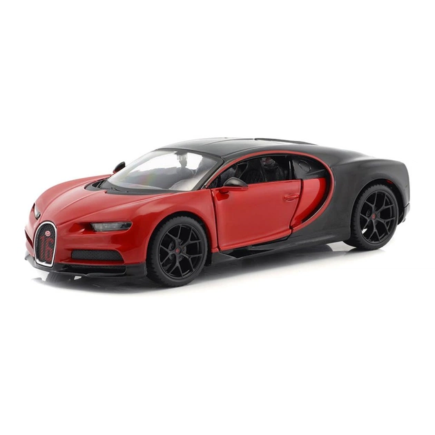 Машина Maisto Bugatti Chiron Sport (1:24) (31524 black/red) - изображение 1