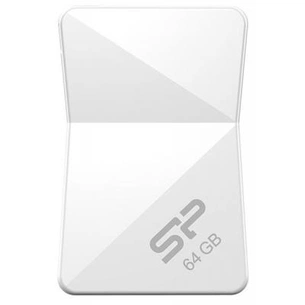 USB флеш накопичувач Silicon Power 64Gb Touch T08 White USB 2.0 (SP064GBUF2T08V1W) зображення 1