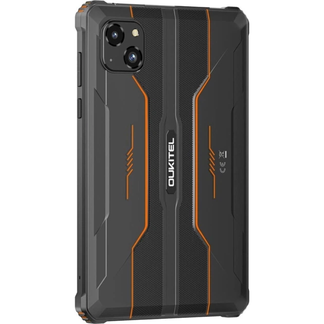 Планшет OUKITEL RT3 pro 8" 4/128GB NFC LTE Black-Orange (6931940767187) - зображення 9