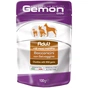 Вологий корм для собак Gemon Dog Wet шматочки з м'ясом диких тварин 100 г (8009470300629) - зменшене зображення 1