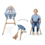 Стульчик для кормления Kinderkraft 2 в 1 Fini 2 Nordic Breeze (5902533929733) - уменьшенное изображение 10