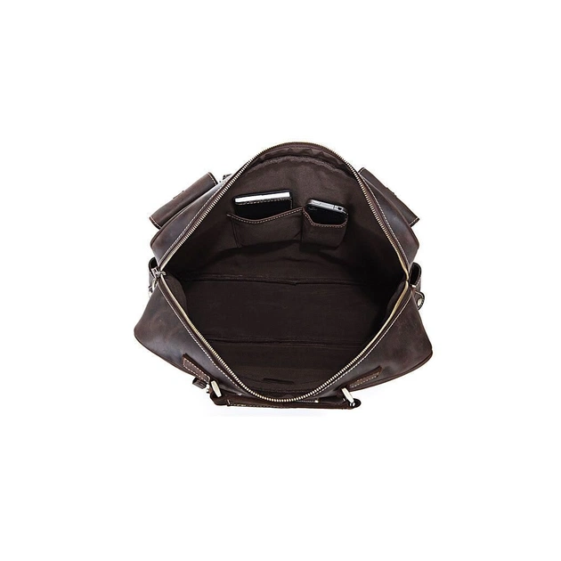 Сумка Vintage Коричневая (14052) - изображение 9