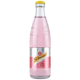 Напій Schweppes Pink Tonic Безалкогольний сильногазований 250 мл (54017733) зображення 1