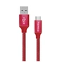 Дата кабель USB 2.0 AM to USB-C 2.0m red ColorWay (CW-CBUC008-RD) - зменшене зображення 1