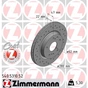 Гальмівний диск ZIMMERMANN 540.5310.52 - зменшене зображення 1