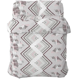 Постільна білизна Home Line Захопленість сіро-рожевий, бязь, полуторний (178711) зображення 1