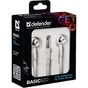 Навушники Defender Basic-620 White (63625) - зменшене зображення 2