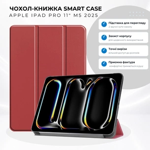 Чохол до планшета BeCover Smart Case Apple iPad Pro 11" M5 2025 Red Wine (715969) зображення 1