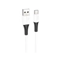 Дата кабель USB 2.0 AM to USB-C 1.0m 3A silicone X82 white HOCO (6931474768582) - уменьшенное изображение 2