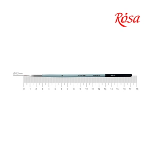 Пензлик для малювання Rosa Синтетика кругла, лайнер, STREAM 123/5, № 1 (4823098517108) зображення 1