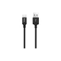 Дата кабель USB 2.0 AM to USB-C 2.0m 2A nylon X14 black HOCO (6957531062929) - зменшене зображення 1
