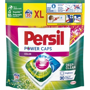 Капсули для прання Persil Power Caps Color Deep Clean 35 шт. (9000101801958) зображення 1