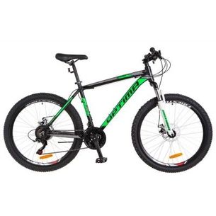 Велосипед Optimabikes 26" MOTION 2018 AM 14G DD рама-19" Al чорно-салатовий (OPS-OP-26-118) зображення 1