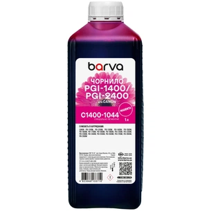 Чорнило Barva Canon PGI-1400/PGI-2400 1 л, special pigment, magenta (C1400-1044) зображення 1
