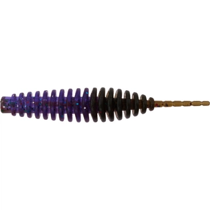 Силікон рибальський FishUP Tanta 2" 242 - Dark Violet/Pumpkin Brown (9шт/уп) (1864.01.12) изображение 1