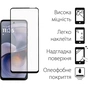 Скло захисне Dengos Full Glue Motorola G55 (black) (TGFG-398) - зменшене зображення 2