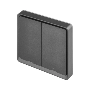 Розумний вимикач EMOS H5015 2 buttons ZigBee 3.0 Black (H5015) изображение 1