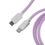 Дата кабель USB-C + USB A to USB-C 1.36m Coiled Aviator purple Keychron (CAB17_KEYCHRON) - зменшене зображення 2