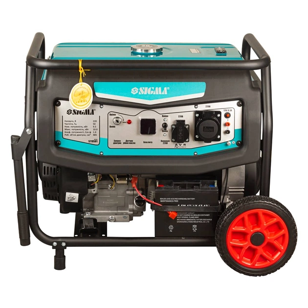 Генератор Sigma 220V 9.5/10.0kW электрозапуск (5710581) - picture 3