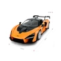 Радіокерована іграшка Rastar McLaren Senna 1:14 (96660 orange) - зменшене зображення 3