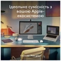 Клавіатура Logitech MX Keys S для MAC Bluetooth/Wireless UA Pale Grey (920-011638) - зменшене зображення 10
