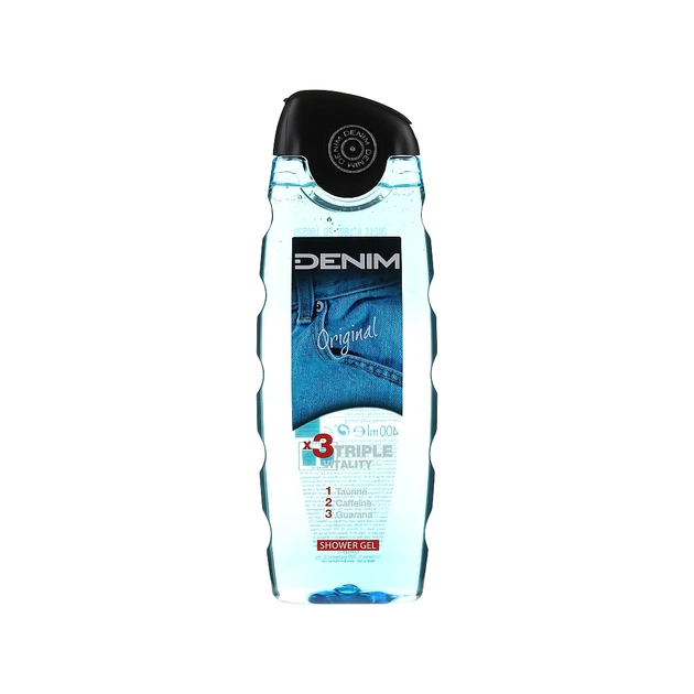 Гель для душу Denim Original потрійна життєва сила 400 мл (8008970038025) - зображення 1