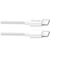 Дата кабель USB-C to USB-C 2.0m 3A 65W white ColorWay (CW-CBPDCC056-WT) - зменшене зображення 5