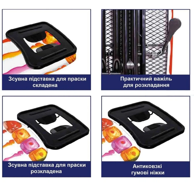 Прасувальна дошка Casa Si Sir 122x38 Black/Red Laquer (CS93575R266) (DAS302404) - picture 9