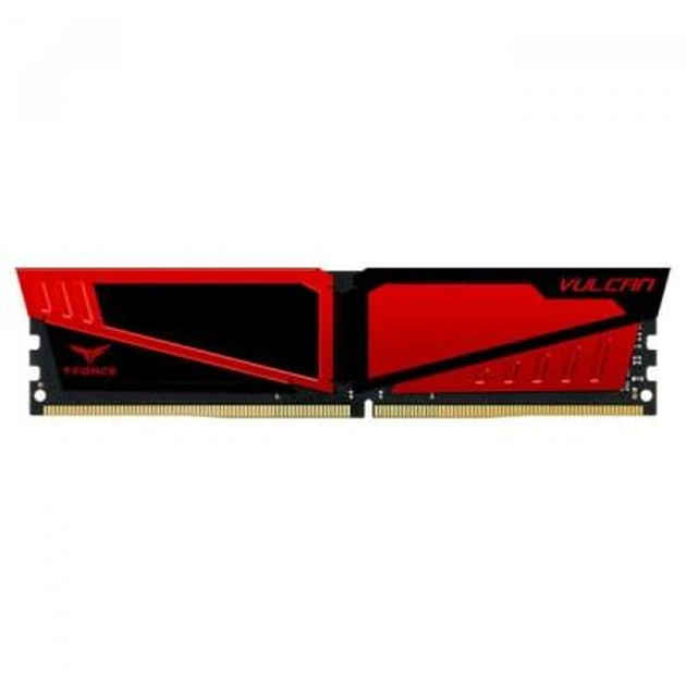 Модуль пам'яті для комп'ютера DDR4 8GB 2400 MHz T-Force Vulcan Red Team (TLRED48G2400HC1601) - зображення 1